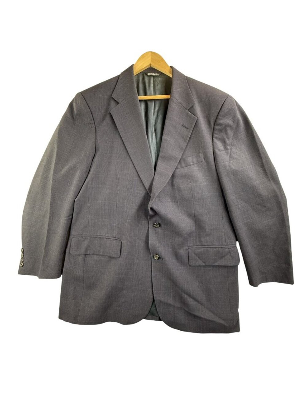 Polo University Club By Ralph Lauren Blazer Mens 42 Blue Check Wool Sport Coat